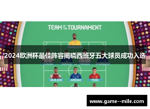 2024欧洲杯最佳阵容揭晓西班牙五大球员成功入选